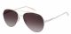 Carrera  UNISEX sunglasses with a GOLD MATTE WHITE GOLD frame and BROWN DOUBLESHADE lens with a lens width of 57mm and model number Carrera 113/S
