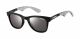 Carrera  UNISEX sunglasses with a SOFT BLACK CRYSTAL  STRIPED frame and BLACK FLASH lens with a lens width of 50mm and model number Carrera 6000